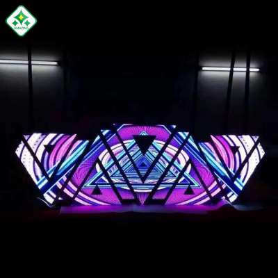 headline-grabbing Dj counter  LED bar furniture use ktv casino nightclub commercial restaurant LED lighting bar counter