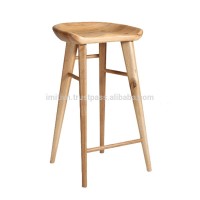 customized furniture solid wooden design restaurant bar stool